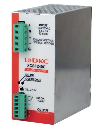 Источник питания однофазный, 240Вт, 5А, 48В (XCSF240DP). Источник питания OPTIMAL POWER однофазный, с ORing диодом. ДКС в Бердске