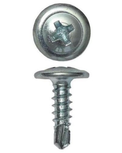 Саморез с пресс-шайбой 4.2х16 со сверлом (200 шт) (CM274016). Саморез с пресс-шайбой. ДКС в Бердске