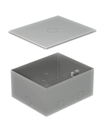Коробка металлическая с крышкой для заливки в пол BOX/4 (70141): Коробка металлическая с крышкой для заливки в пол 159,6х133,6х75 мм, для люков 70040 в Бердске