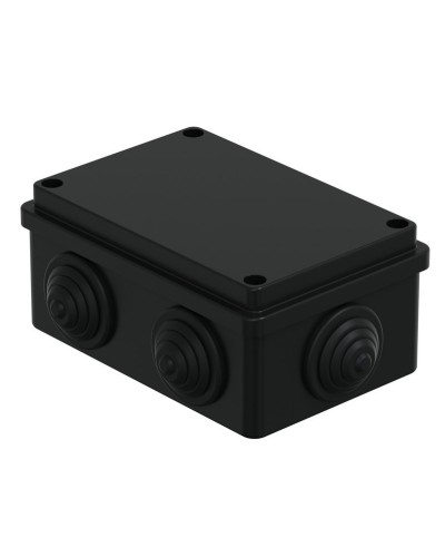 Коробка JBS120 120х80х50, 6 вых., IP55, черная (44008BL-1). Коробка монтажная. Экопласт в Бердске