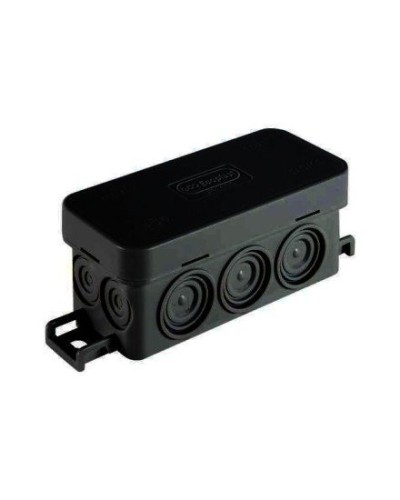 Коробка JBL090 90х42х40, 10 вых., IP55, черная (44055BL-1). Коробка монтажная. Экопласт в Бердске