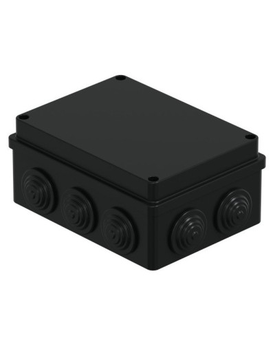 Коробка JBS150 150х110х70, 10 вых., IP55, черная (44009BL-1). Коробка монтажная. Экопласт в Бердске