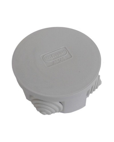 Коробка 3001 D70x36, 4 вых, IP55, серая (44001). Коробка монтажная. Экопласт в Бердске