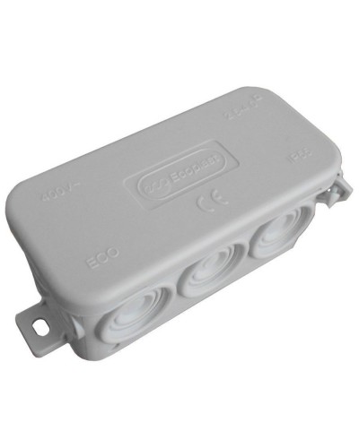 Коробка JBL090 90х42х40, 10 вых., IP55, белая (44055W-1). Коробка монтажная. Экопласт в Бердске