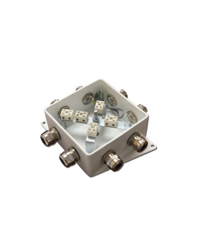 КМ-О (10к)-IP66-120х120, семь вводов: Коробка монтажная огнестойкая в Бердске