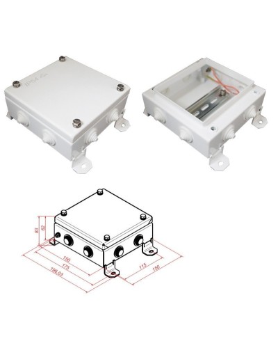 КМ IP55-1515. Коробка монтажная электротехническая. Гефест в Бердске