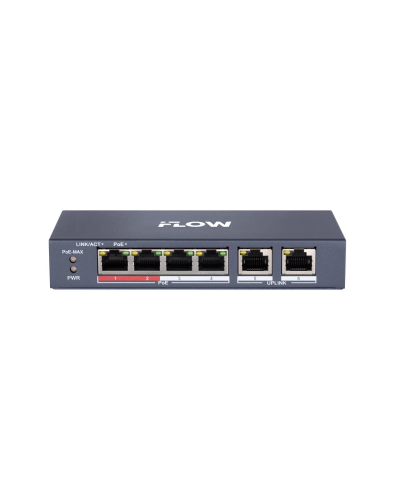 F-SW-EU206HPOE-V. Сетевой PoE коммутатор. i-FLOW в Бердске