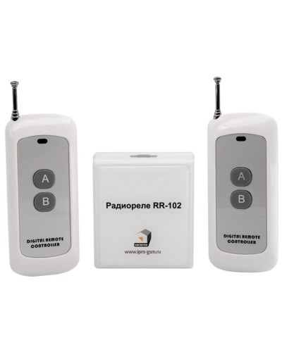 RR-102 + 2 пульта, 250-950 метров, питание 12В. Комплект радиореле. ИПРо в Бердске