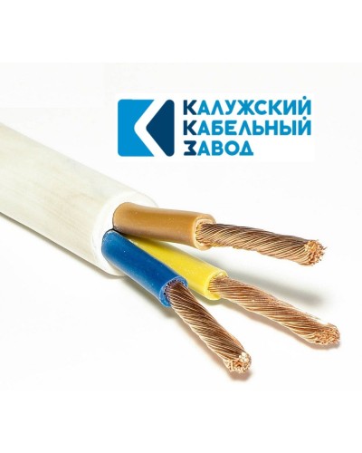 ПВС 3х10,0 белый ГОСТ ККЗ. Провод со скрученными жилами. ККЗ (Калужский Кабельный Завод) в Бердске