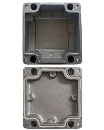 МКС Мороз, глухая, IP66/IP68, серый. Коробка коммутационная металлическая. Магнито-Контакт в Бердске