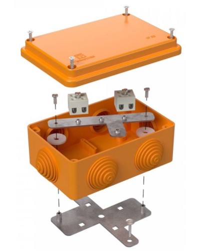 Коробка огнестойкая 120х80х50 (40-0340-FR1.5-4). Коробка огнестойкая для открытой установки. Промрукав в Бердске