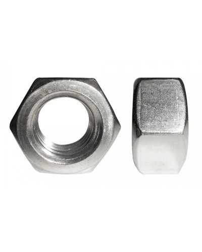 Гайка шестигранная нержавеющая (А2) M8 (DIN 934) (500 шт) (PR08.7456). Гайка шестигранная нержавеющая (А2). Промрукав в Бердске