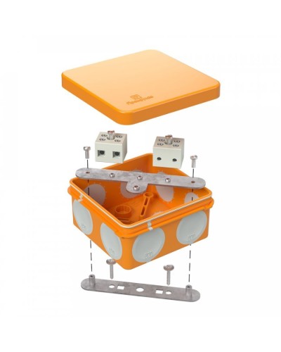 Коробка огнестойкая 80х80х40 (60-0210-FR6.0-4). Коробка огнестойкая для открытой установки. Промрукав в Бердске