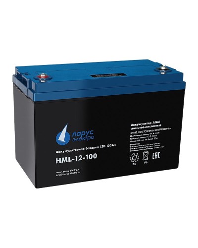 HML-12-100. Аккумулятор герметичный свинцово-кислотный. Связь инжиниринг в Бердске